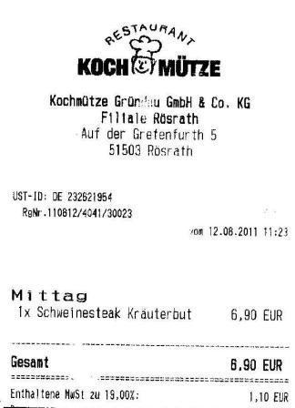 imfg Hffner Kochmtze Restaurant